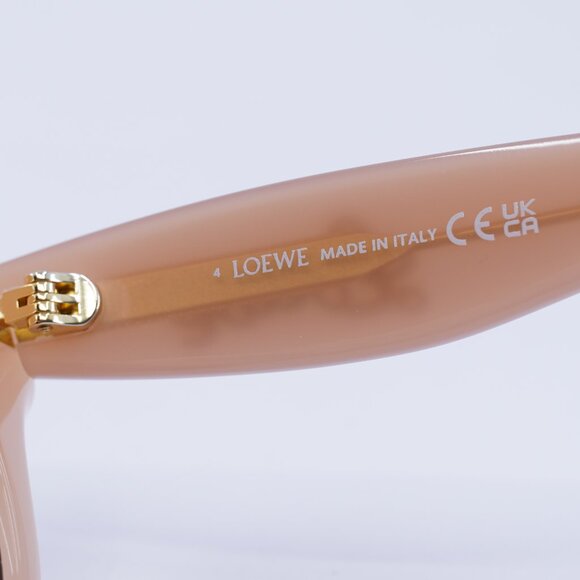Loewe LW40126I 72E Sunglasses Pink Round Frame, Grey Lenses - Picture 9 of 10